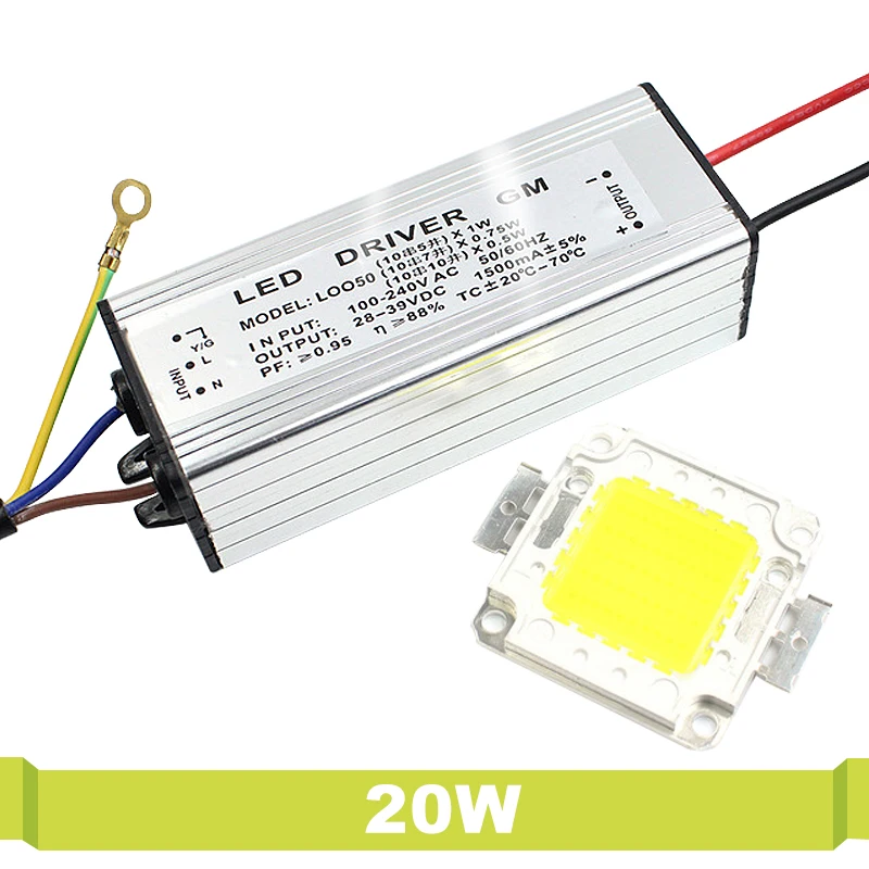 

No Flicker Transformer 10w For Outdoor Lights High Quality 20W 30W 50W 100W Led Driver Power Supply For Floodlight Spotlight