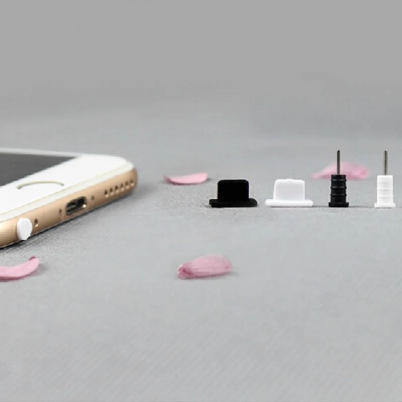 Универсальная противопылевая заглушка для порта наушников для iPhone 5 5S 6 6S силиконовая Пылезащитная заглушка