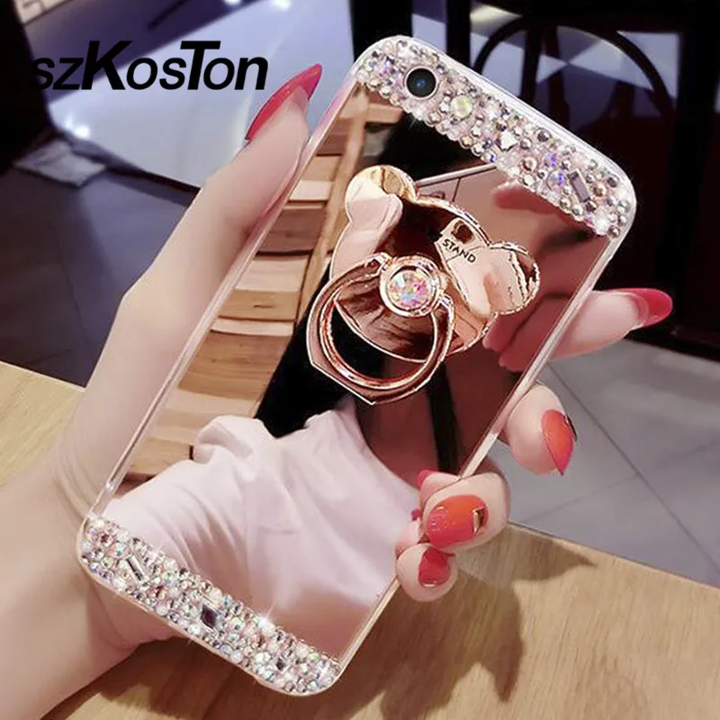 Роскошный позолоченный Блестящий зеркальный чехол для Samsung Galaxy J3 J5 J7 2017 года из