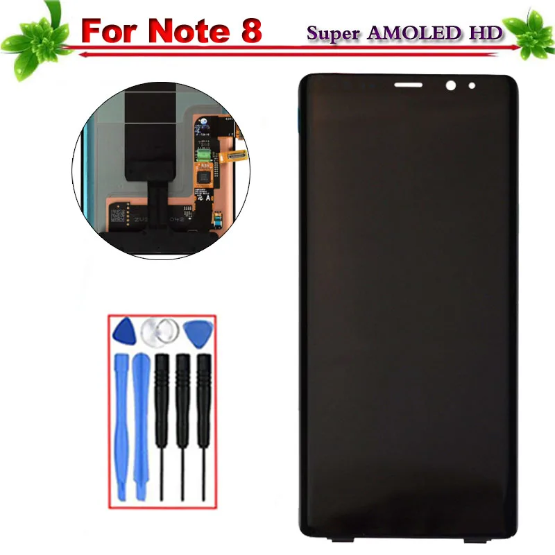 

6.3" Super AMOLED for Samsung Galaxy Note 8 LCD Display Touch Screen Digitizer Assembly for Galaxy Note 8 N9500 N9500F Display
