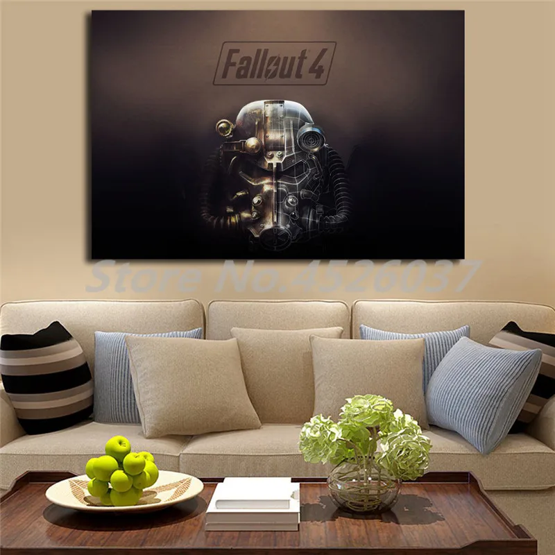 Настенная картина Fallout декоративный постер и печать на холсте 4 HD для офиса