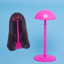 Стенды для париков модель парика шляпа Крышка Кронштейн пластиковый гриб стенд завод прямой поддержки хранения Портативный Цвет отправляется случайным образом