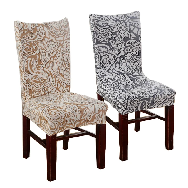 Plum Chair Covers Cheap Jacquard Stretch Chair Covers For Dining Room