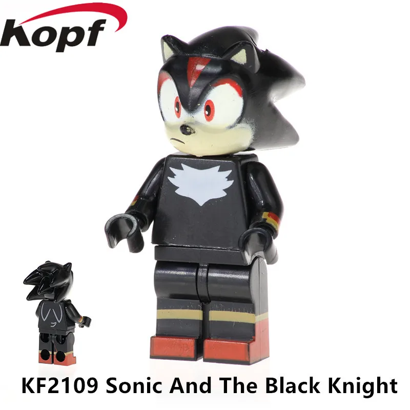 Super Heroes одной продажи цифры приключенческая игра серии Sonic и черный рыцарь строительные блоки для Детский подарок игрушки KF2109