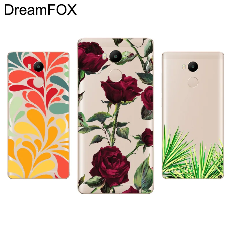 

DREAMFOX L008 Beautiful Flowers Soft TPU Silicone Case Cover For Xiaomi Redmi Note 3 4 5 Plus 3S 4A 4X 5A Pro Global