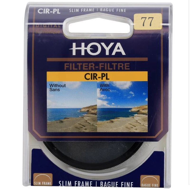 

HOYA 77mm Circular Polarizer CPL Filter For Nikon Canon DSLR Camera Lens