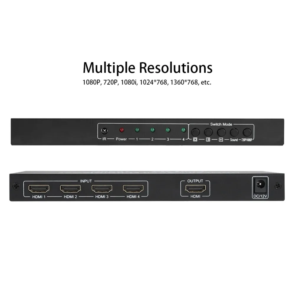 1080P HDMI 4x1 Quad мульти просмотра сегментации конвертер экран сплиттер совместим с 1.3a