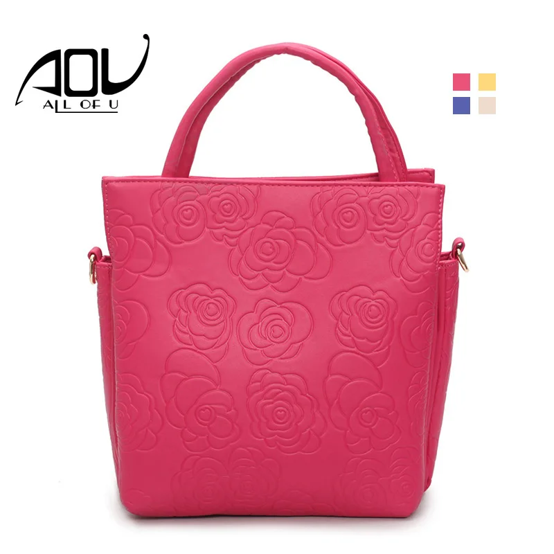 

2018 New Women Embossing PU Leather Handbags Shoulder Bag High Capacity Casual Tote Bag Female High Quality Main Lady Hand Bags