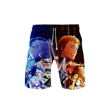 Аниме Черный клевер шорты Harajuku мода японский уличная горячая Распродажа мальчиков лето 3d печать Pantalones Cortos Hombre