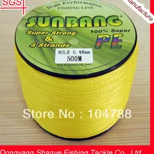 4 нити PE плетеная леска 3 шт 500 м 10/15/20/30/40/50/60/70/80/90/100 фунтов
