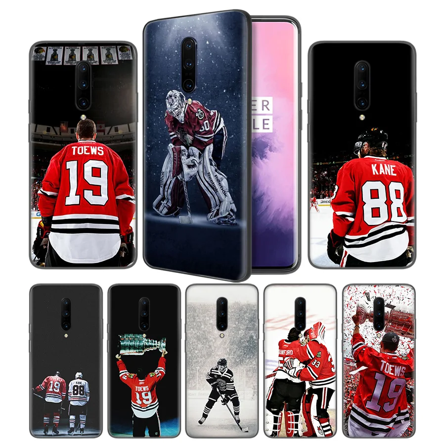 Kane Ice Hockey Soft Black Silicone Case Cover for font b OnePlus b font 6 6T