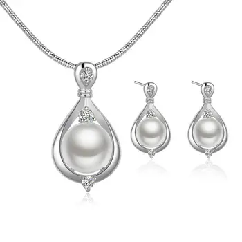 

LKNSPCS735 925 sterling silver jewelry set, fashion jewelry set Earring 503 Necklace 523 /dlfamcma dwxamoea