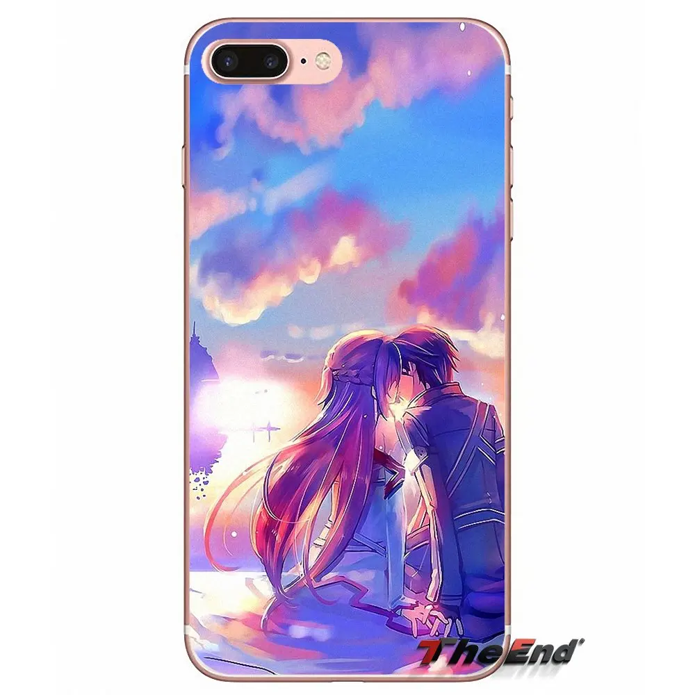 Мягкий чехол kiito Asuna SAO для Apple iPhone X 4 4S 5 5S SE 5C 6 6S 7 8 Plus 6Plus 7plus 8plus Fundas