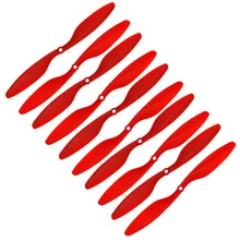 RC plane 5 Pares 1045 10×4 Cw Ccw Propulsor para Rc Multi dron quadcopter quadrocopter helicóptero Rojo