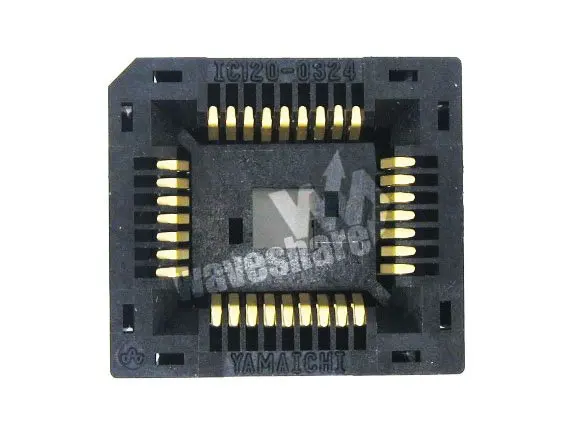 PLCC32 IC120-0324-009 PLCC Yamaichi IC Тесты burn-в гнездо адаптера Программирование 1,27 мм Шаг Dead-ошибка