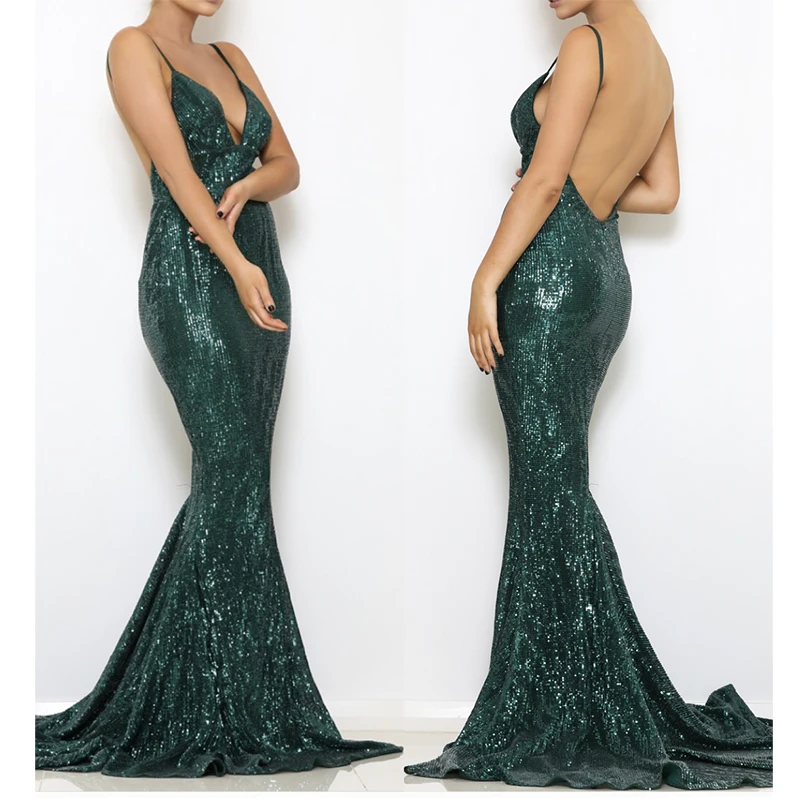 floor length mermaid dress