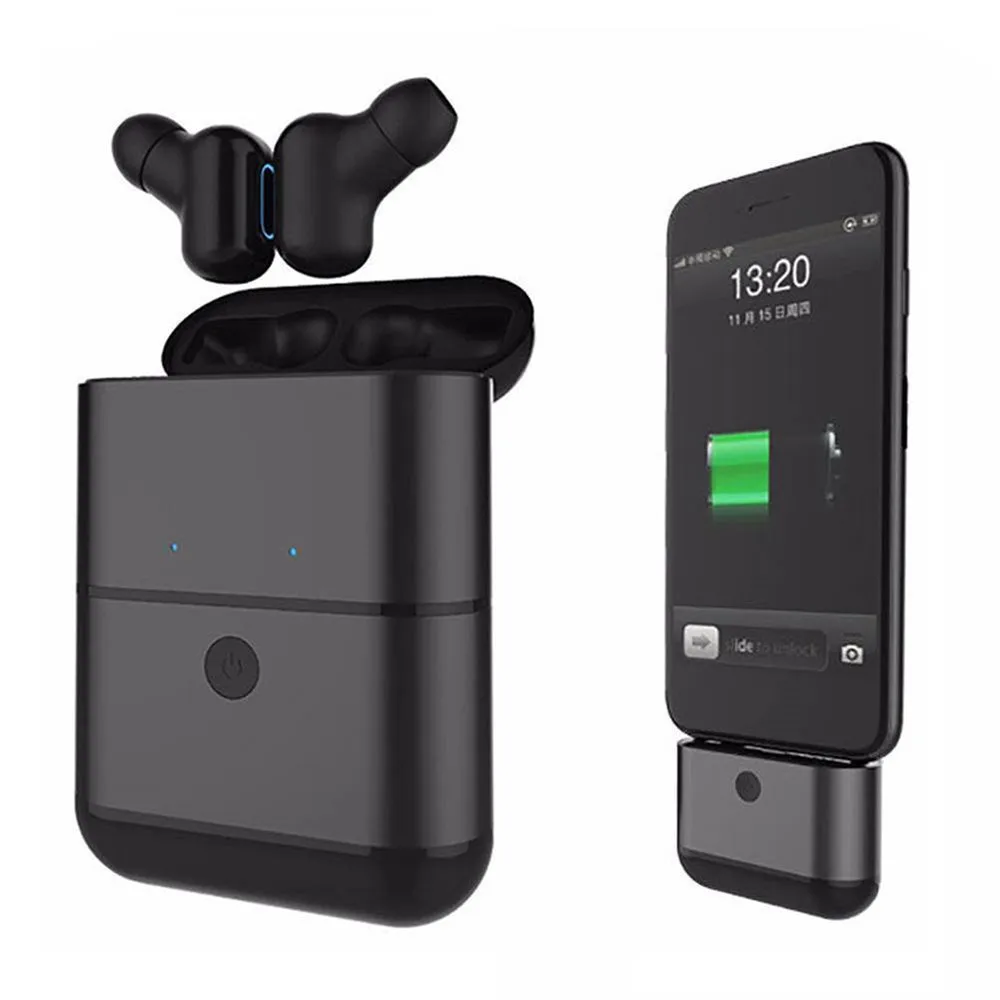 High Quality X2-TWS Binaural Bluetooth Headset Wireless Small Invisible Mini Ear Plug with charging case for Smart Phone
