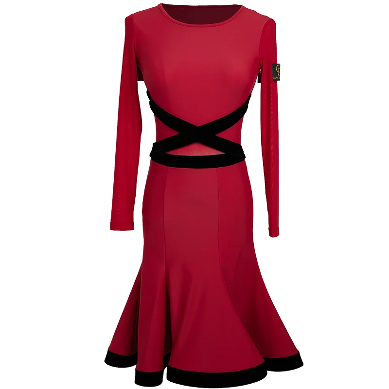 

latin samba dress latin competition dress latin dance dress women modern dance costumes salsa costumes latin practice dress