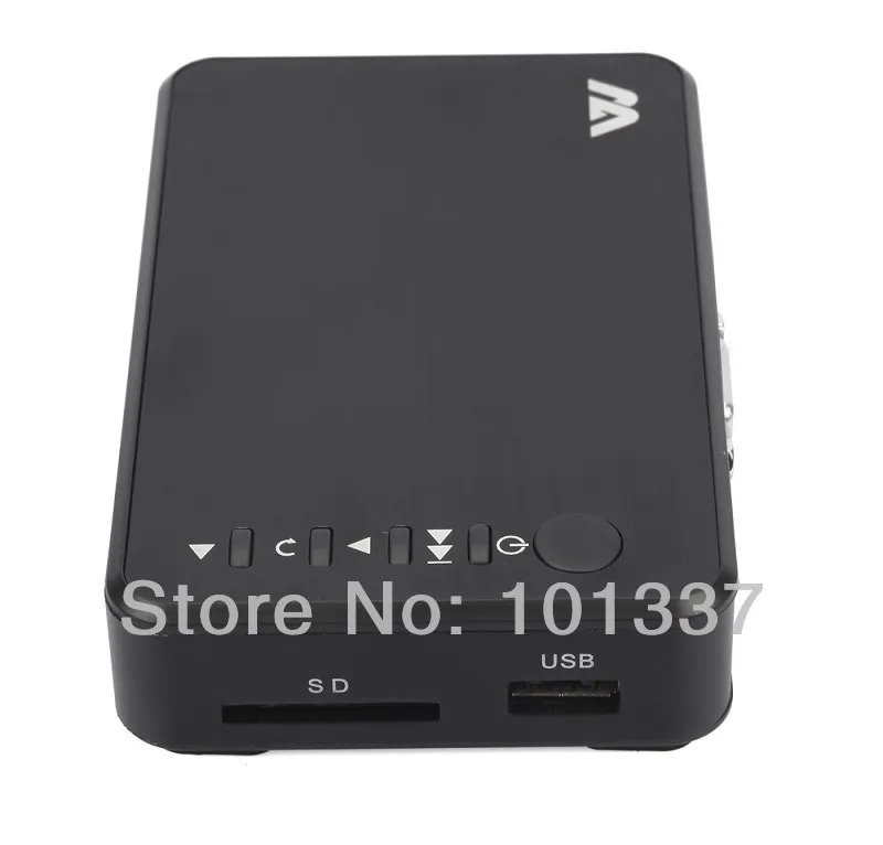 Jedx MP023 Full HD 1080P USB внешний HDD медиаплеер с оптическим HDMI VGA AV выход SD Поддержка USB хост MKV H.264 RMVB WMV