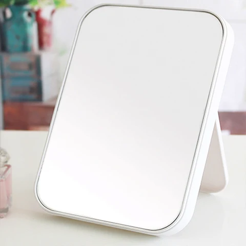 

High clear ons sided desktop makeup decor home mirror beauty vanity mirror Princess mirror folded side room 22x15cm