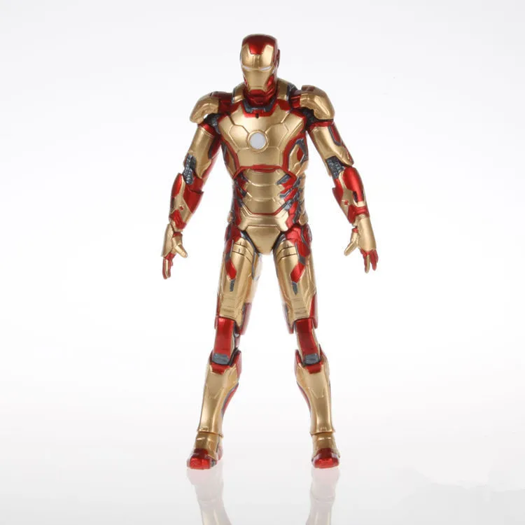 

Marvel Select Iron Man MK42 Mark XLIII Armor PVC Action Figure Collectible Model Toy 7" 18cm with box kA091