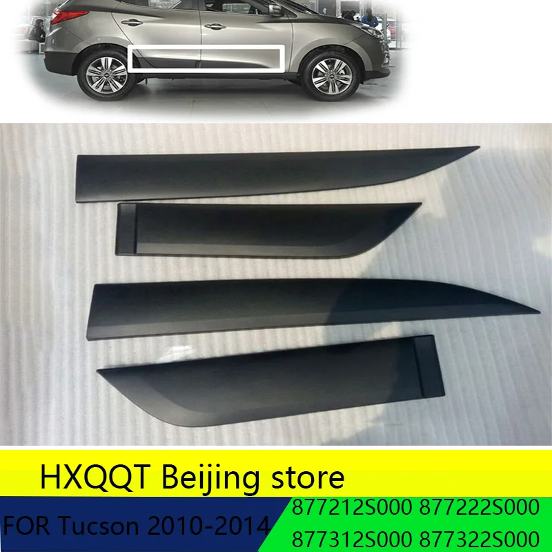 new For 2010 2014 Tucson ix35 Side Door Garnish Molding 4Pcs 1Set