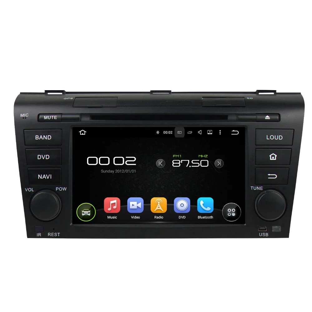 

KLYDE 7" 2 Din Android 8.1 Car Radio For MAZDA 3 2004-2009 Car Audio Multimedia Player Car Stereo RAM 2GB DVD Player Flansh 16GB