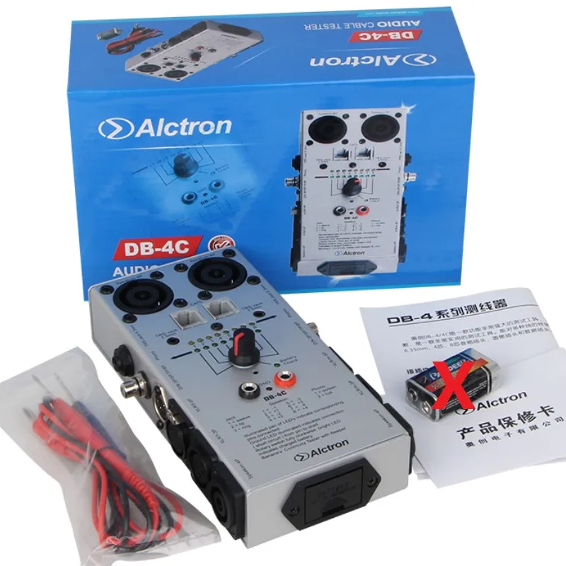 Бесплатная доставка! Alctron DB 4C TRS XLR RCA 1/4 &quot1/8&quot 2/4/8 контактный Динамик для телефона