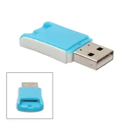 5 шт./лот один слот для карты Mini USB 2,0 Устройство чтения карт памяти TF карты Micro SD Card Reader ПК Аксессуары TF Micro SD USB адаптер