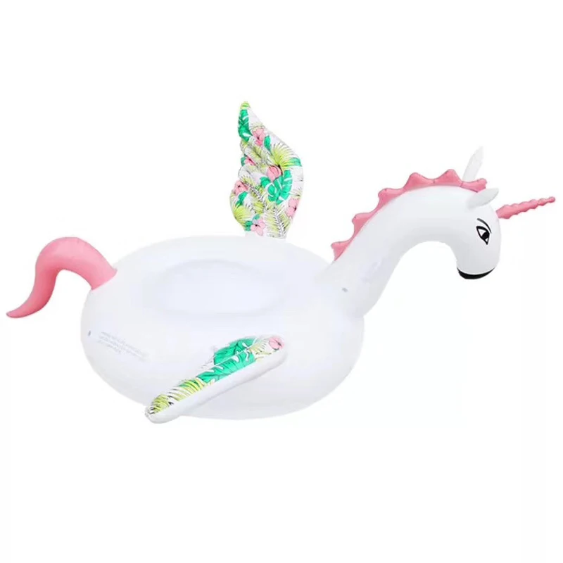 YUYU New 200cm Inflatable Pegasus Unicorn Swimming Pegasus Float Pool Float for Adult Tube Raft Swimming Ring Summer Water Toy