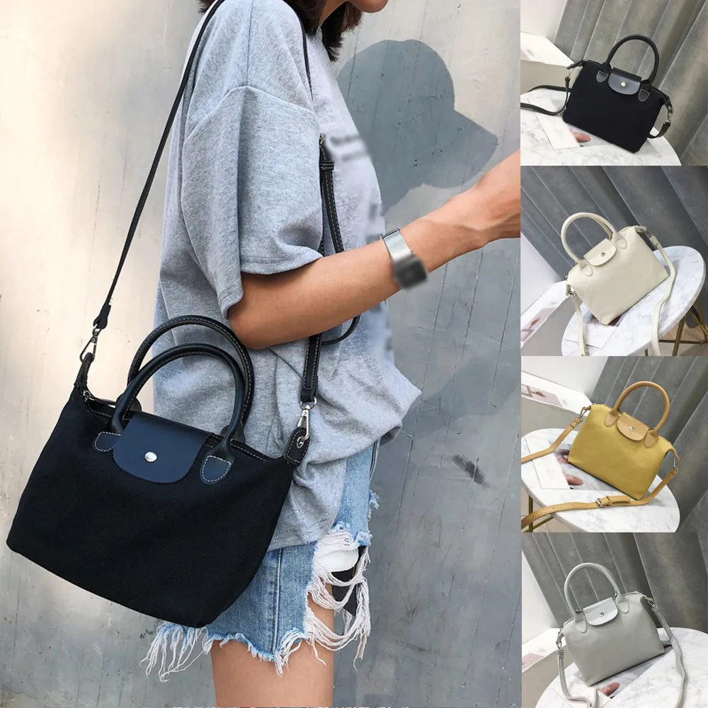 

Retro Women's Pure Color Canvas Zipper Hasp Shoulder Messeng Bags With messenger Bag Handbag bolsa feminina women bag #P2