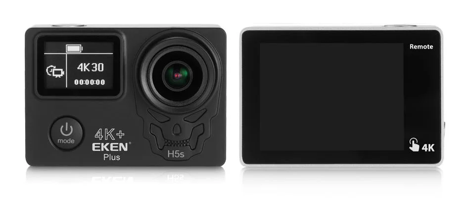 Экшн-камера eken H5S Plus Ultra HD с сенсорным экраном Ambarella A12 EIS 4 k/30fps 1080 p/100fps 30M Водонепроницаемая Спортивная камера go Helmet pro