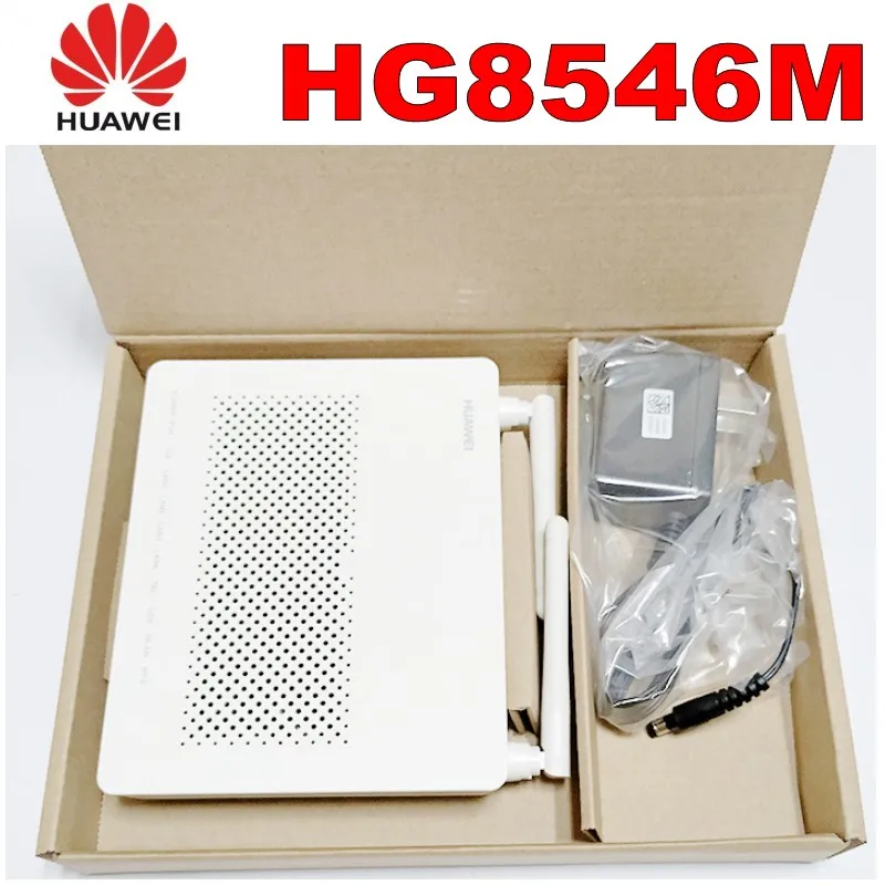 huawei HG8546M Gpon WiFi Ont onu 2 горшки+ 4FE+ 1USB+ WiFi модем с английским программным обеспечением телекоммуникационное сетевое оборудование