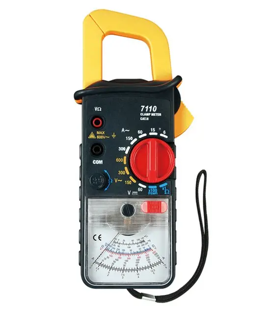 KTI analog clamp meter KT 7110, ammeter multimeter.with data hold
