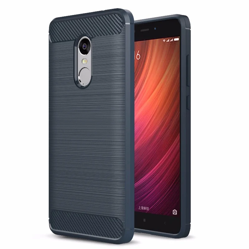 Case For Xiaomi Redmi Note 4 4X 5.5'' Brushed Armor Shockproof Soft TPU Case for Xiaomi RedMi Note 4 Pro Prime Cover 12