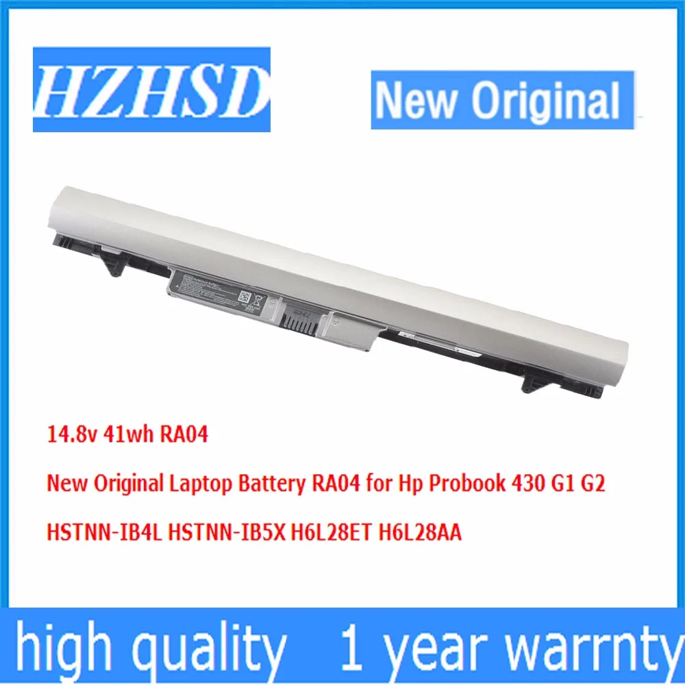 14 8 v 41wh RA04 новый оригинальный аккумулятор для ноутбука Hp Probook 430 G1 G2 HSTNN-IB4L H6L28ET H6L28AA |
