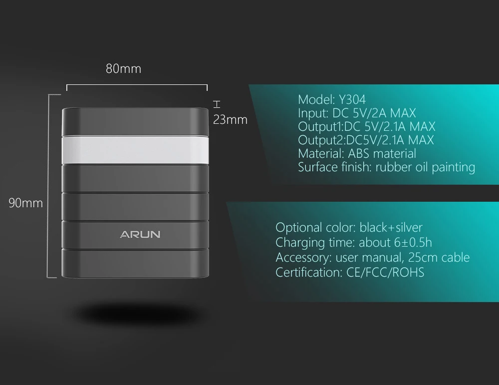 ARUN Y304 Power Bank (4)