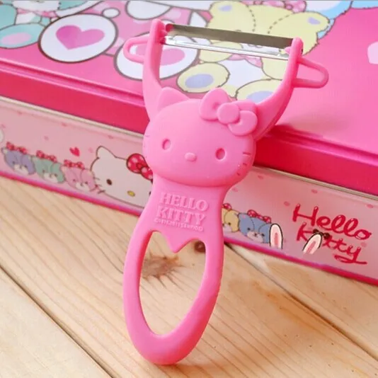

Hello kitty Cute Kitchen Peeler Fruit Paring Knife Cut Fruits And Melons Device