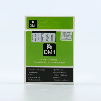 

5pcs/lot DYMO label maker d1 label tapes D1 label cassette 40913 DYMO 9mm dymo label printers
