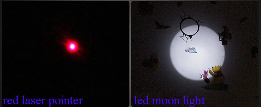 Multifunction 304 Stainless Steel Red Dot Laser Pointer Mini LED Flashlight Moon Light Lamp 2 in 1 Lazer Sight Laser Point Pen (3)