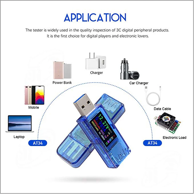 USB 3,0 тесты er USB зарядное устройство мощность метр 3,7-30 в 0-4A напряжение тесты er мультиметр измеритель тока цветной дисплей Вольтметр Амперметр тесты