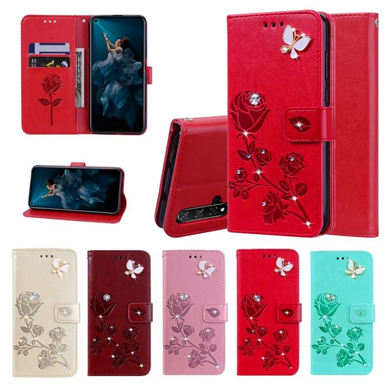 

Luxury Leather Case For Huawei Honor 20/20 pro flip wallet card cover for honor 7c 7a pro 6A 6X 7X y5 y6 prime 2018 y7 pro 2019