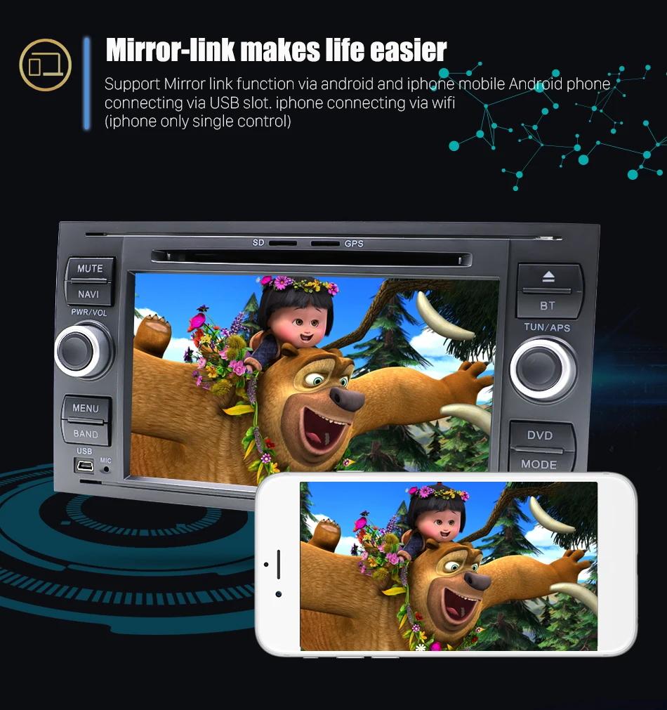 Sale Eunavi Android 9.0 IPS 2 Din Car DVD For Ford Mondeo S-Max Focus C-MAX Galaxy Fiesta Transit Fusion Multimedia Player 2G+32G 10 Sale Eunavi Android 9.0 IPS 2 Din Car DVD For Ford Mondeo S-Max Focus C-MAX Galaxy Fiesta Transit Fusion Multimedia Player 2G+32G 10