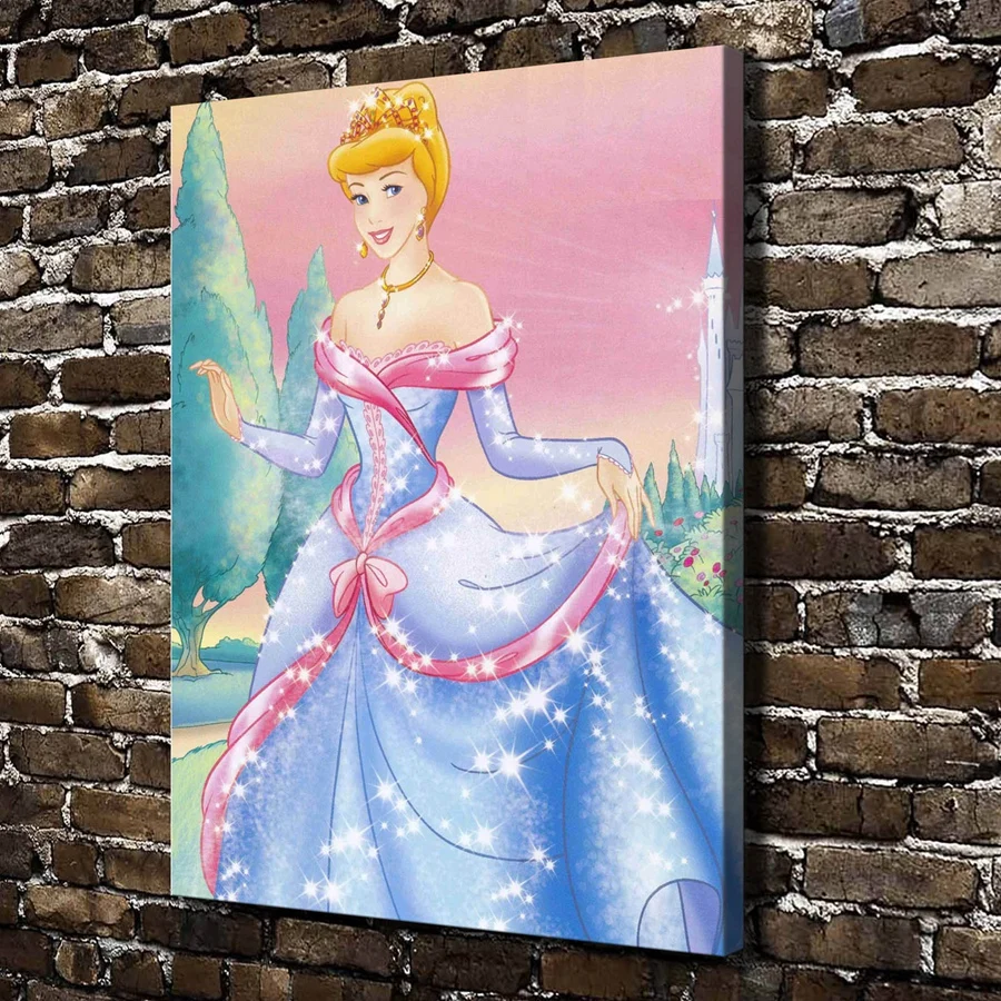 Online Shop A952 Cinderella Anak Kartun Film HD Kanvas Cetak Online Shop A952 Cinderella Anak Kartun Film HD Kanvas Cetak