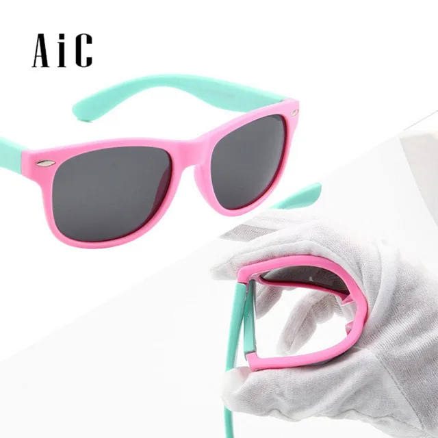 Buy TR90 Flexible Kids Sunglasses Polarized Child Baby