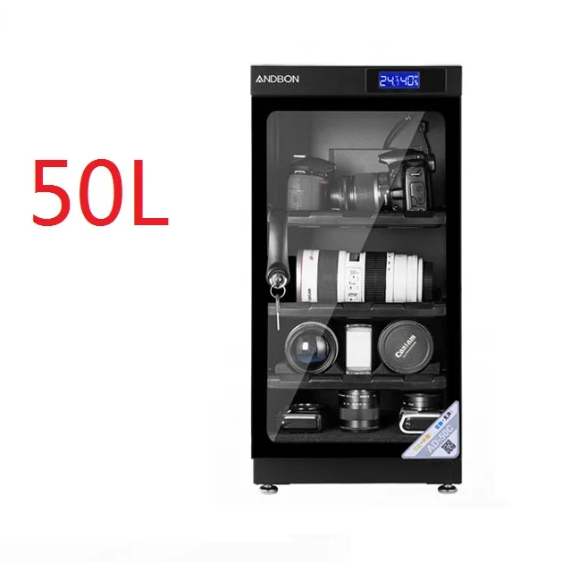 

50L LED digital display electronic auto dry cabinet Moisture-Proof Camera Dry Box SLRS Lens Storage Cabinet