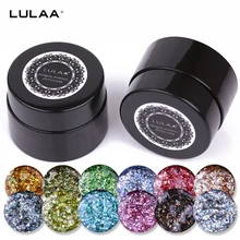 Модная Горячая 12 цветов черная бутылка для геля лазер Сделай Сам светоотражающий гель лак для ногтей