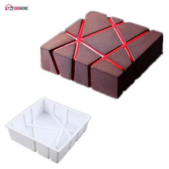 

SHENHONG JiuGong Art Cake Mould Pan 3D Non-stick Silicone Mold Mousse Silikonowe For Chocolat Muffin Brownie Baking Pastry Moule