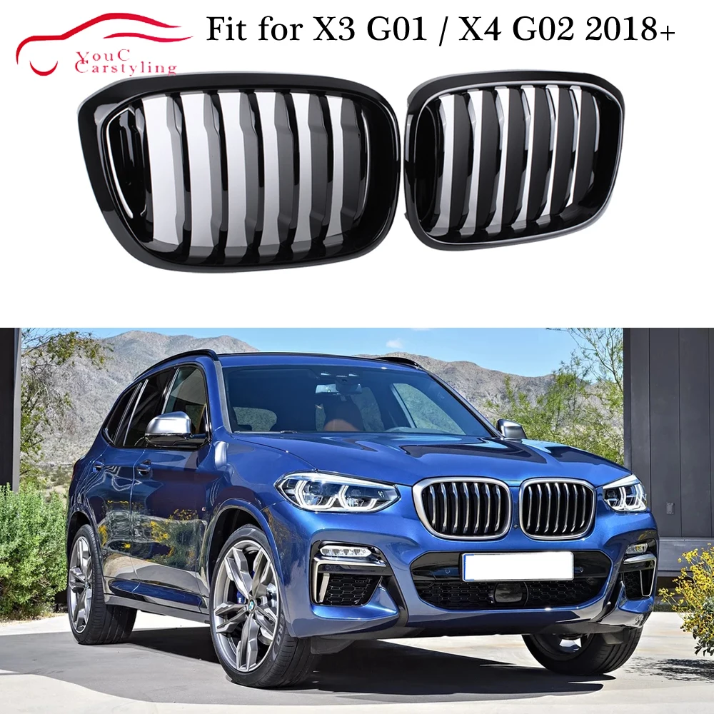 Передняя решетка для защиты почек сетка BMW X3 G01 и X4 G02 5 дверей внедорожников