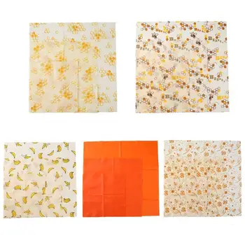 

3pcs Reusable Food Beeswax Fresh Cloth Wrap Organic Storage Wraps Baby Care